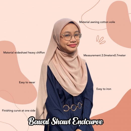 Bawal Shawl Endcurve